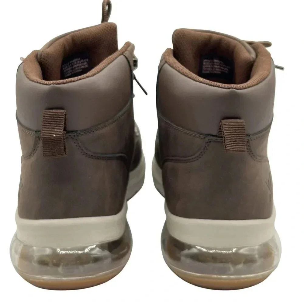 Xray NEW Mens Size 10.5 Brown High-Top Sneakers Vegan Leather Hiking Walking - Picture 5 of 15